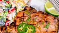 Marinated Grilled Pork Chops with Cilantro Lime Dressing Marinated Grilled Pork Chops with Cilantro Lime Dressing