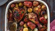 Oven Roasted Chicken, Sausage and Potatoes Oven Roasted Chicken, Sausage and Potatoes