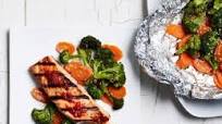 Grilled Salmon with Foil-Pack Sesame Broccoli Grilled Salmon with Foil-Pack Sesame Broccoli