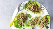 Thai green pork lettuce cups Thai green pork lettuce cups
