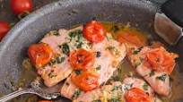 Pan Fried Tomato & Tuna Steak Recipe Pan Fried Tomato & Tuna Steak Recipe