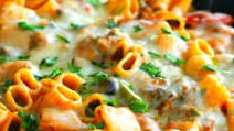 Supreme Pizza Pasta Skillet Supreme Pizza Pasta Skillet