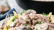 Ground Beef Stroganoff Ground Beef Stroganoff