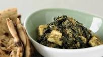 Curried Spinach with Fresh Cheese (Saag Paneer) Curried Spinach with Fresh Cheese (Saag Paneer)