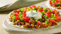 Cheesy Bean Tostada Cheesy Bean Tostada