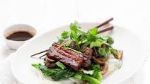 Char Sui Pork Belly with Chinese Broccoli & Mushrooms Char Sui Pork Belly with Chinese Broccoli & Mushrooms