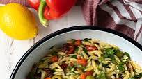 Greek Orzo Pasta Salad with Lemon Vinaigrette Greek Orzo Pasta Salad with Lemon Vinaigrette