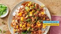 Cuban Beef Picadillo with Jasmine Rice & Spinach Cuban Beef Picadillo with Jasmine Rice & Spinach