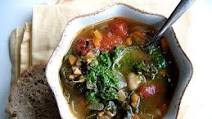 White Bean, Kale and Farro Minestra with Parsley Pesto White Bean, Kale and Farro Minestra with Parsley Pesto