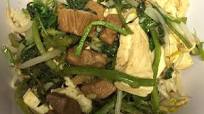 Pork Tofu with Watercress and Bean Sprouts Pork Tofu with Watercress and Bean Sprouts