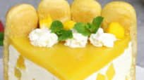 Mango Charlotte Birthday Cake Mango Charlotte Birthday Cake
