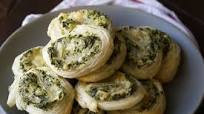 Spinach & Artichoke Puff Pastry Pinwheels Spinach & Artichoke Puff Pastry Pinwheels