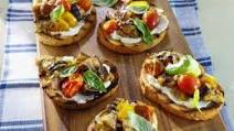 Grilled Eggplant Bruschetta Grilled Eggplant Bruschetta
