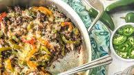 Keto Philly Cheesesteak Skillet using Ground Beef Keto Philly Cheesesteak Skillet using Ground Beef