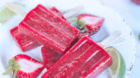 Strawberry Margarita Pops Strawberry Margarita Pops