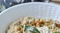 Savory Garlic, Herb and Asiago Steel Cut Oats Risotto Savory Garlic, Herb and Asiago Steel Cut Oats Risotto