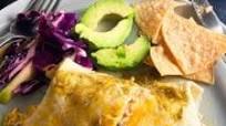 Chicken and Black Bean Enchiladas with Green Sauce Chicken and Black Bean Enchiladas with Green Sauce