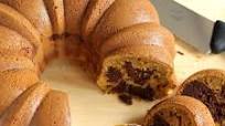 Chocolate Marbled Pumpkin Pound Cake Chocolate Marbled Pumpkin Pound Cake