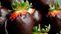 Chocolate covered strawberries. Chocolate covered strawberries.