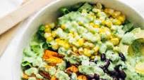 Spicy Southwestern Salad with Avocado Dressing Spicy Southwestern Salad with Avocado Dressing