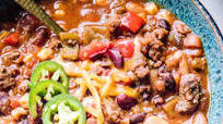 Slow Cooker Lamb Chili With Red Wine Slow Cooker Lamb Chili With Red Wine