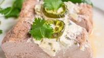 Stuffed Pork Tenderloin with Cream Cheese and Jalapeños Stuffed Pork Tenderloin with Cream Cheese and Jalapeños