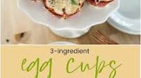 3 Ingredient Low Carb Breakfast Cups 3 Ingredient Low Carb Breakfast Cups
