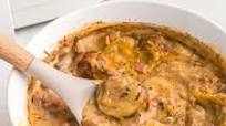 Air Fryer Ham and Potato Casserole Air Fryer Ham and Potato Casserole