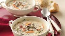 Slow-Cooker Creamy Ham and Wild Rice Soup Slow-Cooker Creamy Ham and Wild Rice Soup
