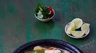 Asian noodle broth with fish Asian noodle broth with fish
