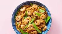 San Fran-Style Garlic Noodles with Shrimp & Snow Peas San Fran-Style Garlic Noodles with Shrimp & Snow Peas