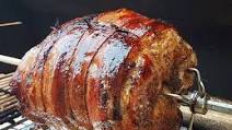 Bourbon Rotisserie Pork Roast