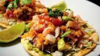Shrimp ceviche tostadas Shrimp ceviche tostadas