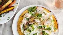 Gluten-Free Socca Pizza with Ricotta & Spring Veggies Gluten-Free Socca Pizza with Ricotta & Spring Veggies