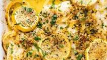 Lemon Garlic Butter Baked Fish Lemon Garlic Butter Baked Fish