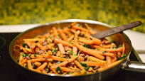 Spiced Carrot and Ground Beef Stir-Fry Recipe Spiced Carrot and Ground Beef Stir-Fry Recipe