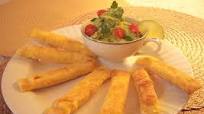Cheese tequeños with guacamole Cheese tequeños with guacamole