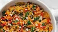 Roasted Tomato Spinach Spaghetti Squash Roasted Tomato Spinach Spaghetti Squash