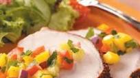 Pork Roast with Mango Salsa Pork Roast with Mango Salsa