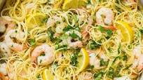 Lemon-Parmesan Angel Hair Pasta with Shrimp Lemon-Parmesan Angel Hair Pasta with Shrimp