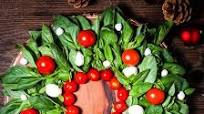Christmas Wreath Caprese Salad Christmas Wreath Caprese Salad