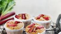 Rhubarb bran muffins Rhubarb bran muffins