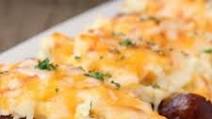 Sausage Potato Boats Sausage Potato Boats