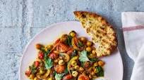 Chana Masala With Mint Raita And Naan Chana Masala With Mint Raita And Naan