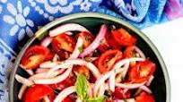 Tomato and Red Onion Salad Tomato and Red Onion Salad