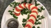 Candy Cane Caprese Salad Candy Cane Caprese Salad