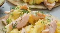 Salmon, Egg, and Avocado Breakfast Tacos Salmon, Egg, and Avocado Breakfast Tacos