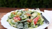 Caesar salad with smoked salmon and avocado Caesar salad with smoked salmon and avocado