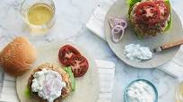 Greek Turkey Burgers with Tzatziki Sauce Greek Turkey Burgers with Tzatziki Sauce