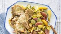Sheet Pan Pork Chops with Squash and Potatoes Sheet Pan Pork Chops with Squash and Potatoes